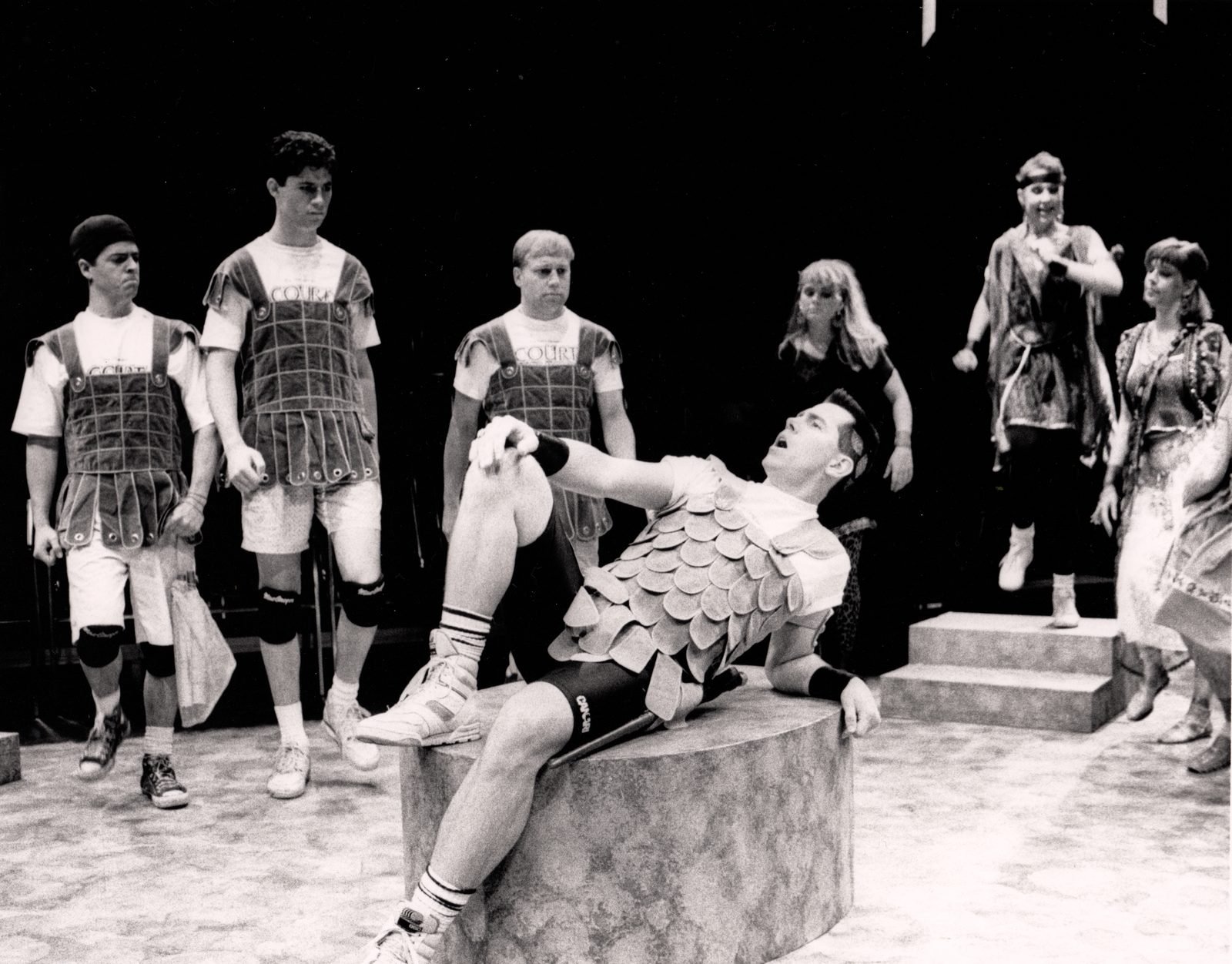 Ron Pate as Miles Gloriosus in A Funny Thing Happened on the Way to the Forum
