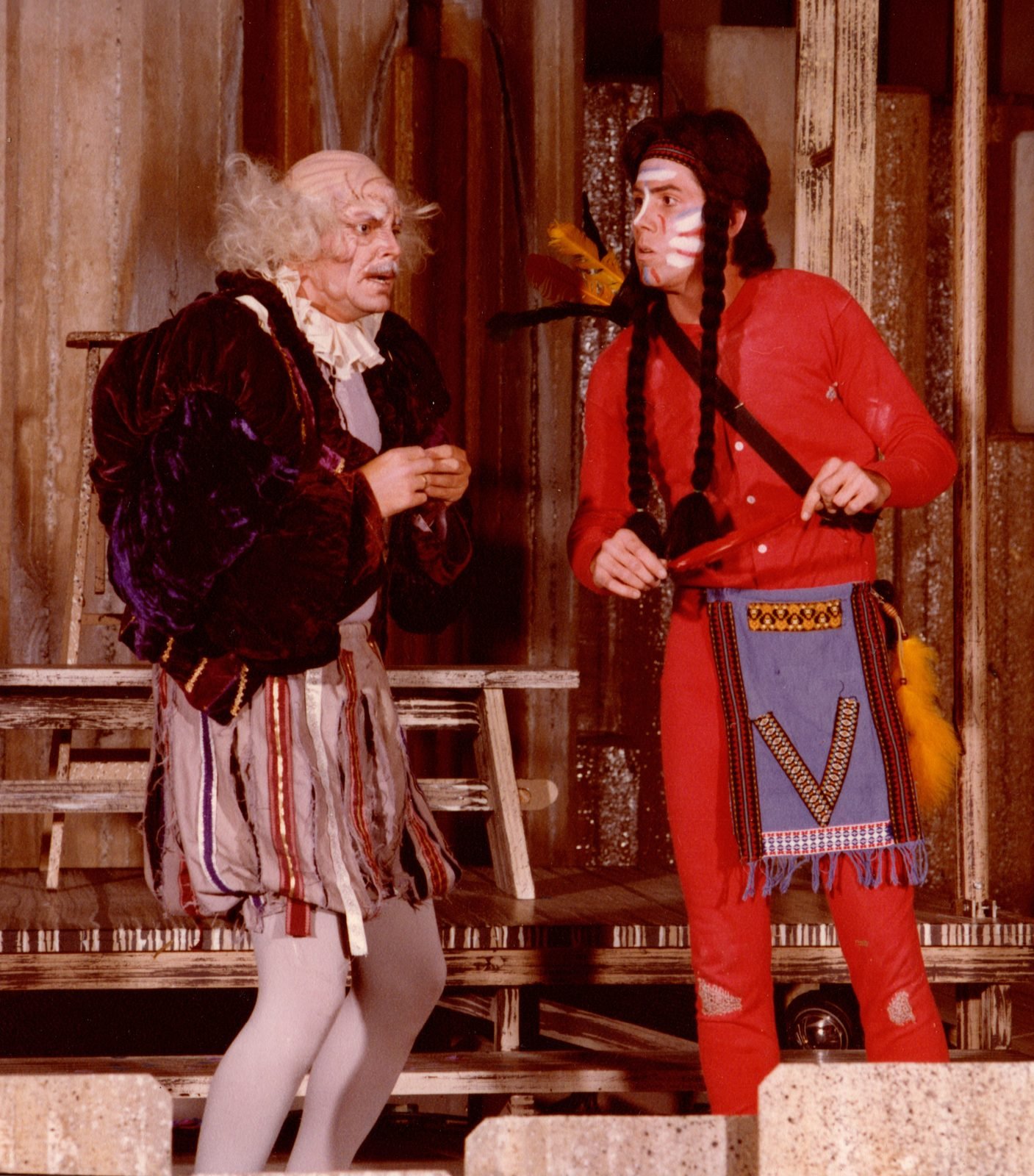 Ron Pate as The Indian in The Fantasticks